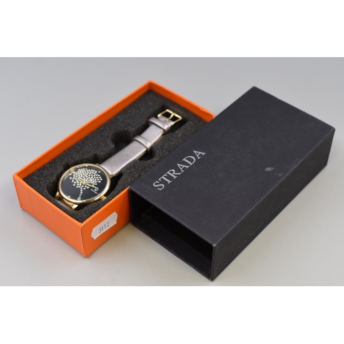 152 - Ladies Watch with Champagne Bottle Decoration (Working), in Gift Presentation Box