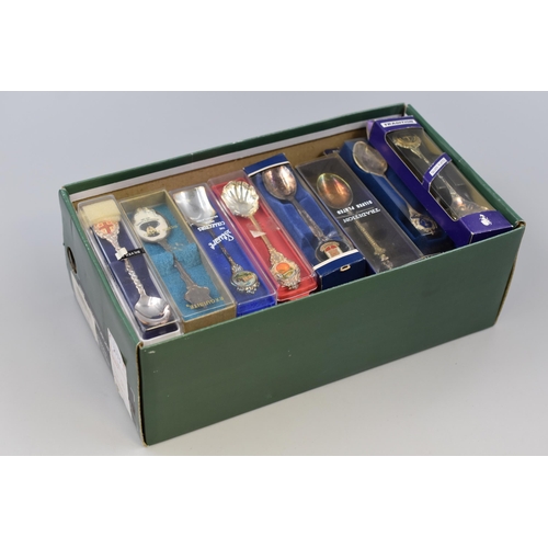 485 - Large Collection of Collectable Spoons to include Silver Plated