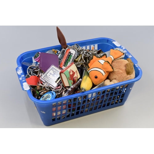 489 - Large Collection of Collectable Key Rings