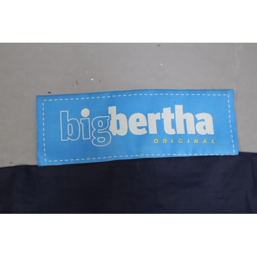 493 - A Big Bertha Original XXL Giant Outdoor Beanbag, Petrol Blue