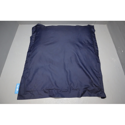 493 - A Big Bertha Original XXL Giant Outdoor Beanbag, Petrol Blue