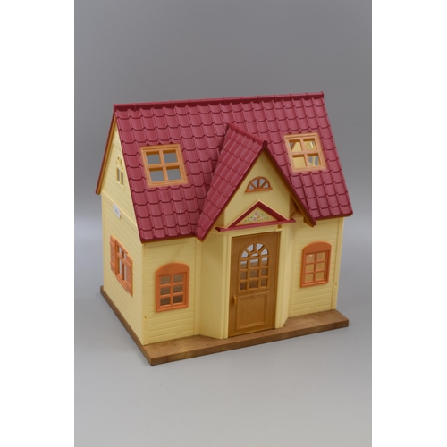 627 - Large Selection of Sylvalian Family items includes Red Roof Cosy Cottage Starter Kit (missing first ... 