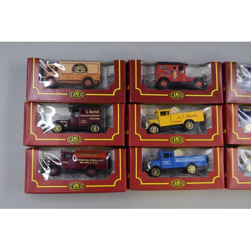 205 - Collection of Nine Various 'Cameo From Corgi' Model Vehicles from The Village Collection, All Boxed