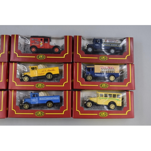 205 - Collection of Nine Various 'Cameo From Corgi' Model Vehicles from The Village Collection, All Boxed