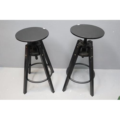 702 - Two Ikea Adjustable Height Stools