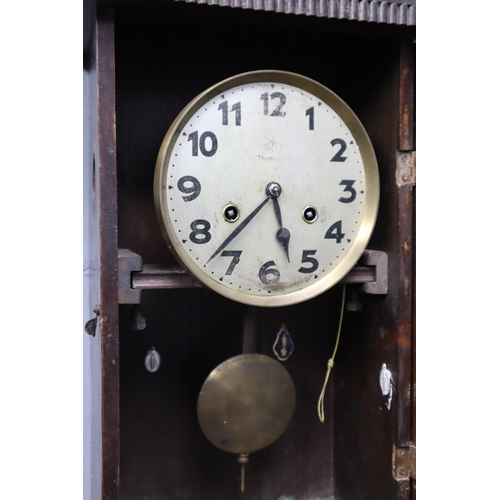 731 - Wood Case Chiming Clock (Spares and Repairs)