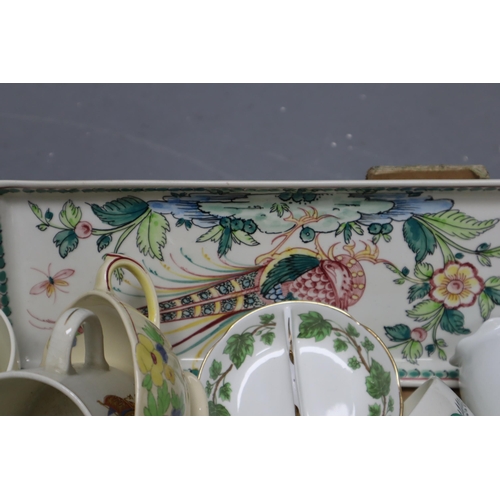 651 - A Selection of Various Ceramics To Include Royal Albert Beatrix Potter, Royal Crown Derby 'Derby Ros... 