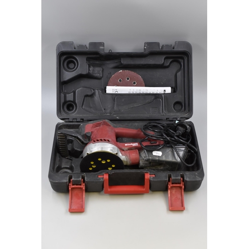 759 - Einhall Orbital Electric Sander with case (working)