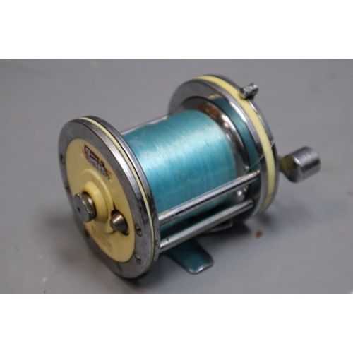 766 - A Garcia Mitchell 624 Fishing Reel, With A Selection of Fishing Rod/Repair Pieces (In Case)