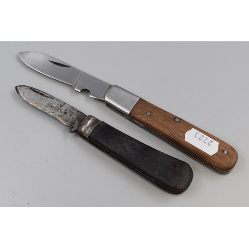 239 - Two Vintage Pocket Knives to include a William Rodgers Folding Knife and a Folding Strip Knife