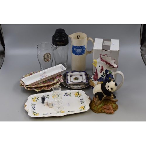 796 - A Selection of Collectables To Include Guinness Glass, Royal Doulton Betty Bitters, Horlicks Mixer, ... 