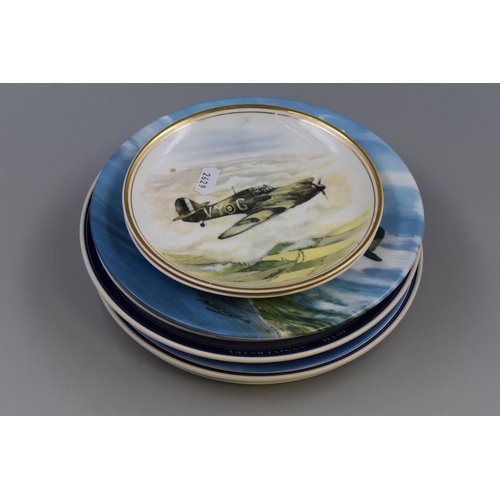 811 - A Selection of Ten WWII Aircraft Collectible Plates