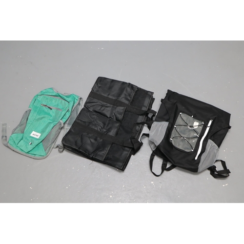 685 - Three brand new bags to include black beach bag 19