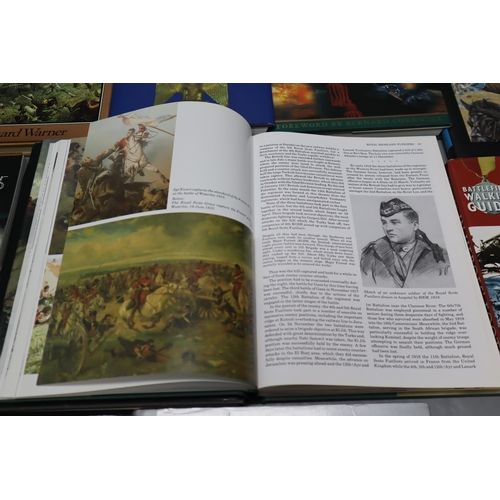 863 - A Large Selection of Mostly Military Reference Books. Includes Napoleonic, English Civil War, And Mo... 