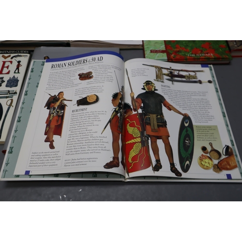 863 - A Large Selection of Mostly Military Reference Books. Includes Napoleonic, English Civil War, And Mo... 