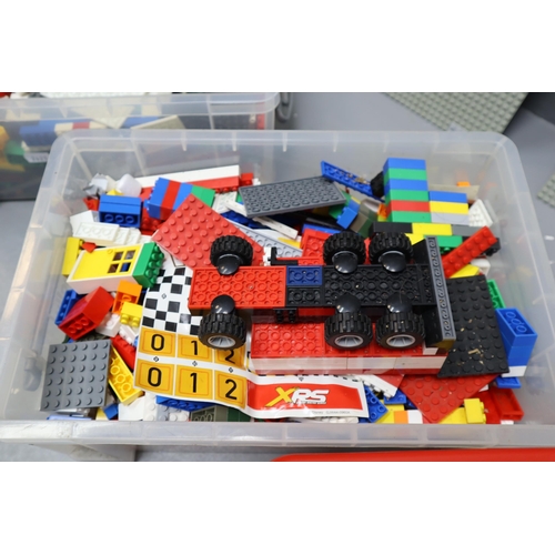 836 - Three Boxes of Assorted Lego Pieces, Approx 11.7kg