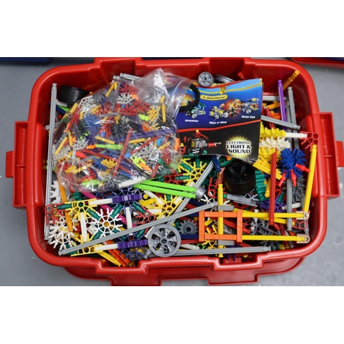 839 - Four Boxes to include a Large Selection of K’Nex