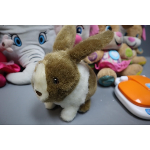 842 - Selection of Soft Toys, Mainly Interactive. Includes Disney Dumbo, Peppa Pig and more