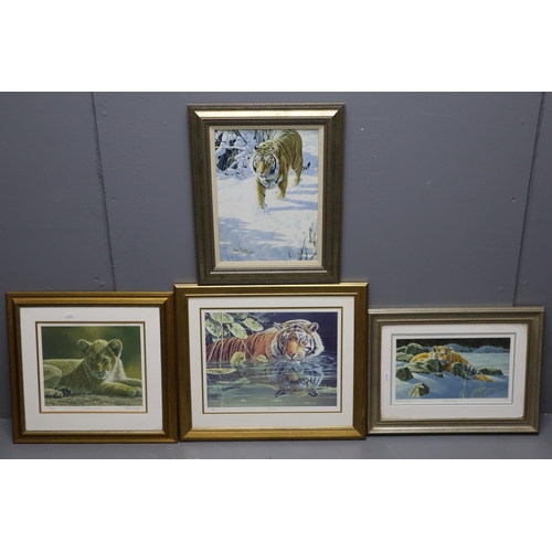 871 - Four Framed Limited Edition Signed Stephen Gayford Prints To Include 'Lady in Waiting', 'Winter Walk... 