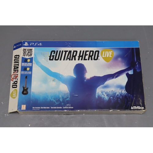 846 - Boxed PS4 Guitar Hero Live