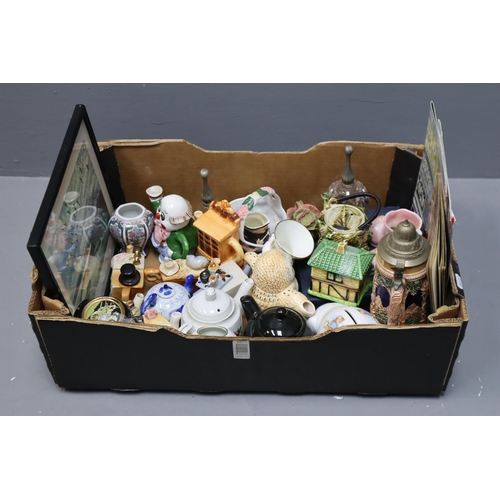 851 - Nice Quality Mixed Lot to include Collectable Teapots, Chokin, Stein Mug, and more