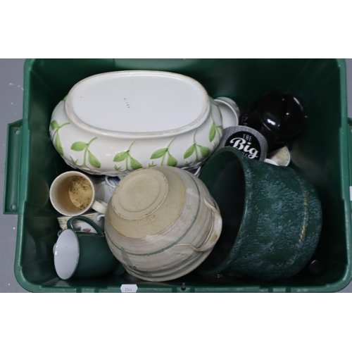 854 - Mixed Selection of Ceramics Including Tea Cups, Tea & Sugar Jars and More