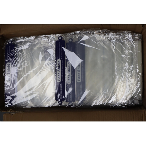 895 - A Box of Approx 200 Easimask Face Shields (In Packaging)