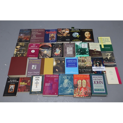 897 - Large Selection of Books Mainly Relating To Christian History, also includes Pagan. Includes History... 