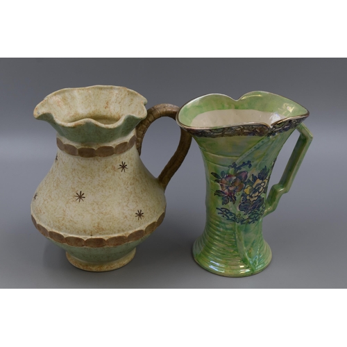 902 - Two Ceramic Jugs To Include Lustre Arthur Wood 'Astoria', And Burleigh Ware