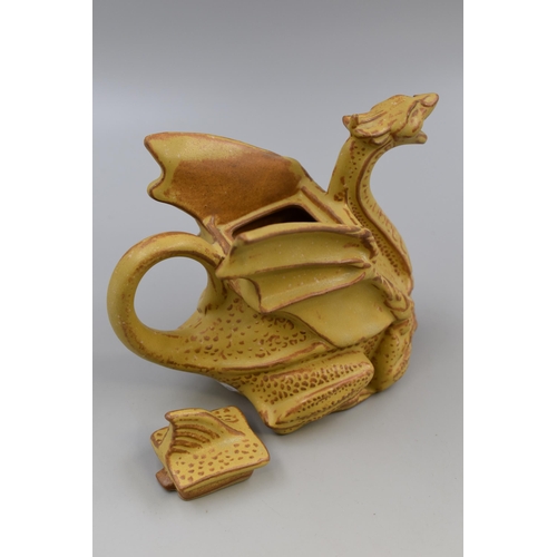 321 - Mid Century Stonebridge Pottery Collectable Dragon Teapot