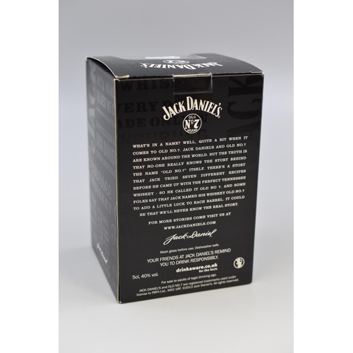 344 - A Jack Daniel's Tumbler and Miniature Set