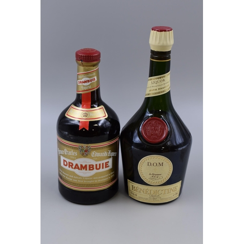 345 - Two Sealed Bottles of Alcohol to include Drambuie (40%) and Benedictine Liqueur (40 %)