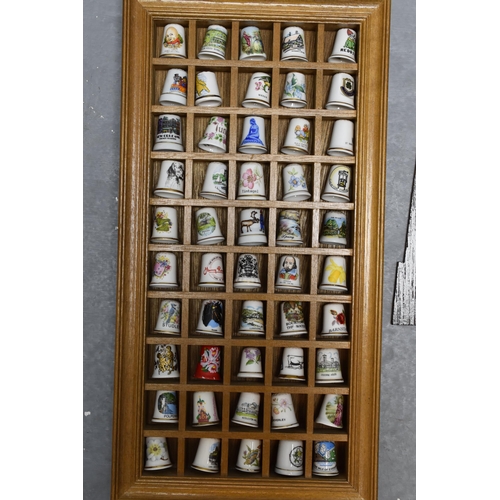 416 - LARGE collection of Collectable Thimbles to include 925 Silver