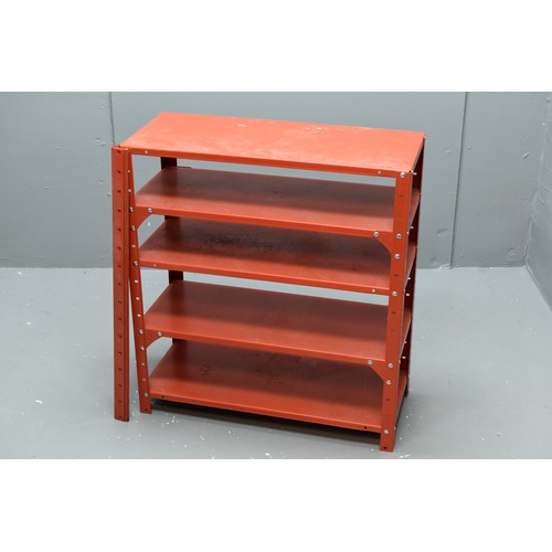 603 - Metal 5 shelf Adjustable Storage unit