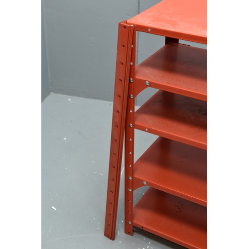 603 - Metal 5 shelf Adjustable Storage unit