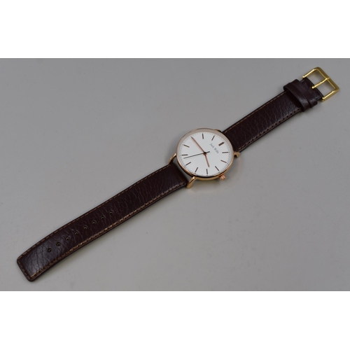 69 - Jack Wills Gents Quartz Watch with Leather Strap (Working)