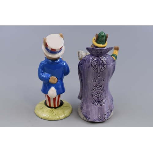 236 - Two Boxed Royal Doulton Bunnykins Figures (Uncle Sam / Mystic)