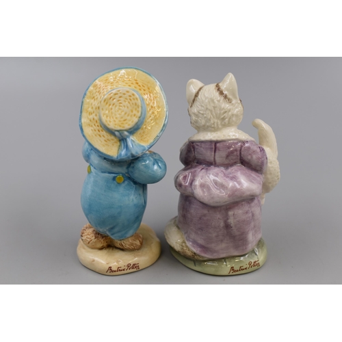 237 - Two Border Fine Arts Beatrix Potter Figures in Original Boxes (Tom Kitten & Tabitha Twitchit)