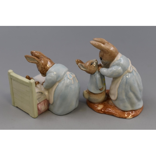 239 - Two Royal Albert Beatrix Potter Figures with Boxes (Mrs Rabbit & Peter / Peter in Bed)