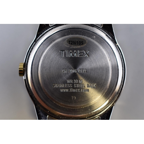 83 - Timex Indigo Day / Date Gents Watch (Working)