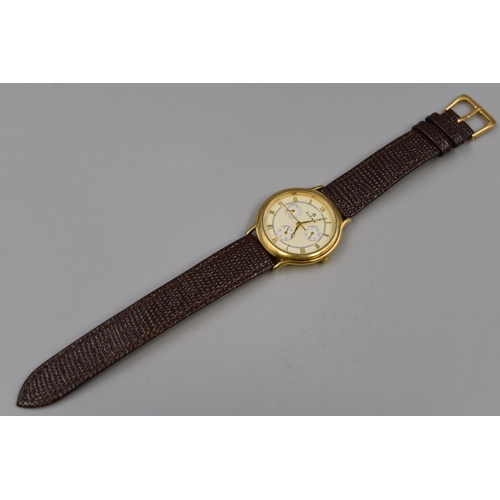 92 - Titan Multifunctional Gents Watch with Leather Strap (Working)