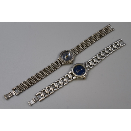 104 - Two Ladies Armani Watches (Working)