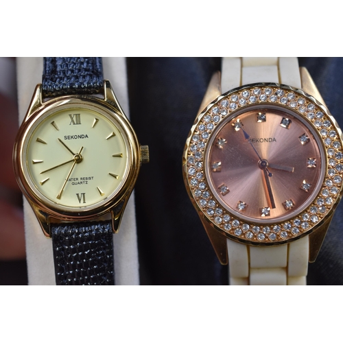 108 - Two Ladies Sekonda Quartz Watches in Boxes