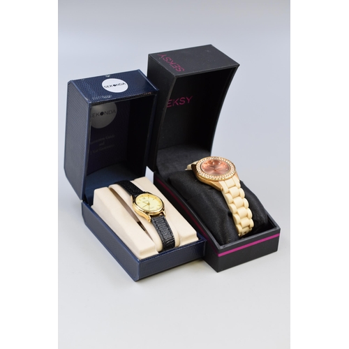 108 - Two Ladies Sekonda Quartz Watches in Boxes