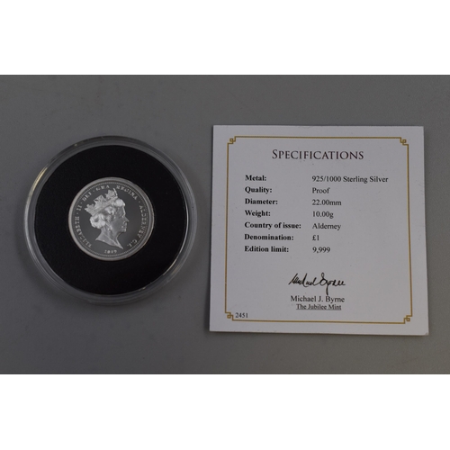 133 - Jubilee Mint 2019 Silver Proof Coin, 200th Anniversary of Queen Victoria. Complete in Case with Cert... 