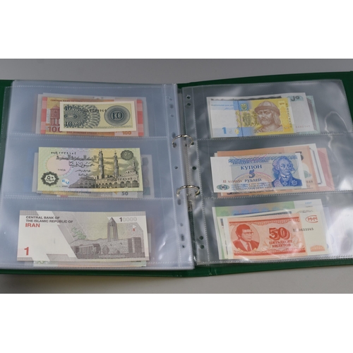 175 - Large Selection of Uncirculated Worldwide Banknotes. Includes Mongolia, Pakistan, Uzbekistan, Indone... 