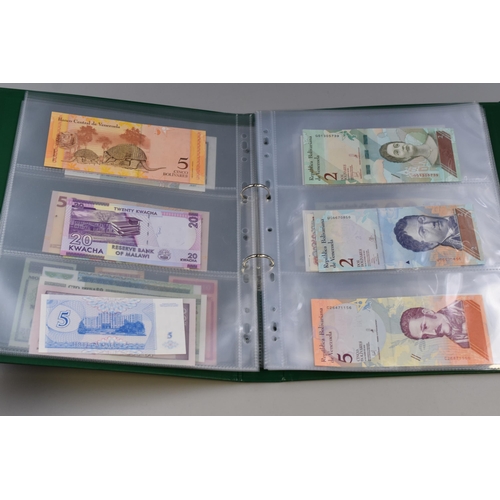 175 - Large Selection of Uncirculated Worldwide Banknotes. Includes Mongolia, Pakistan, Uzbekistan, Indone... 