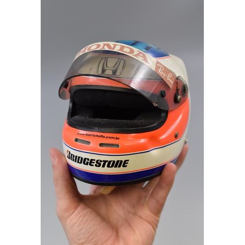 186 - Honda Bridgestone Formula One Miniature Collectors Helmet