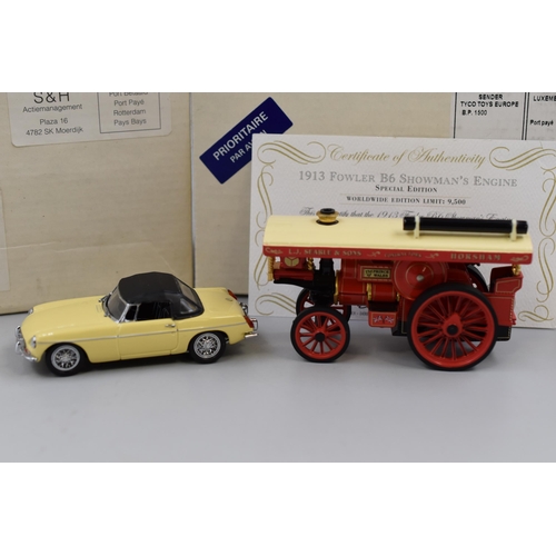 193 - Matchbox Collectibles Die-Cast MGB and a Special Edition Showmans Engine both in Original Boxes