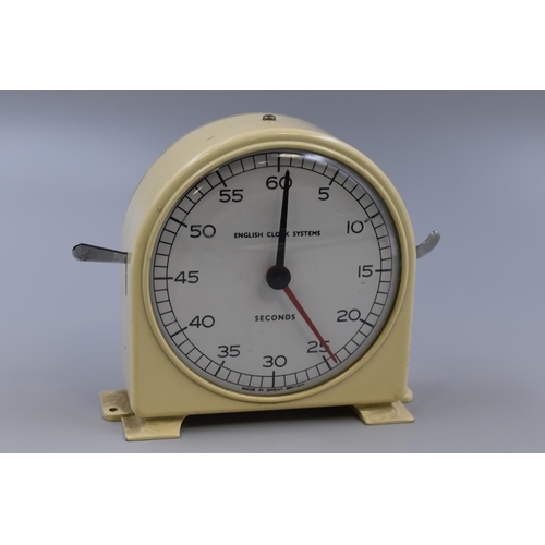 205 - English Clock systems Dark Room Processing Clock (Working)